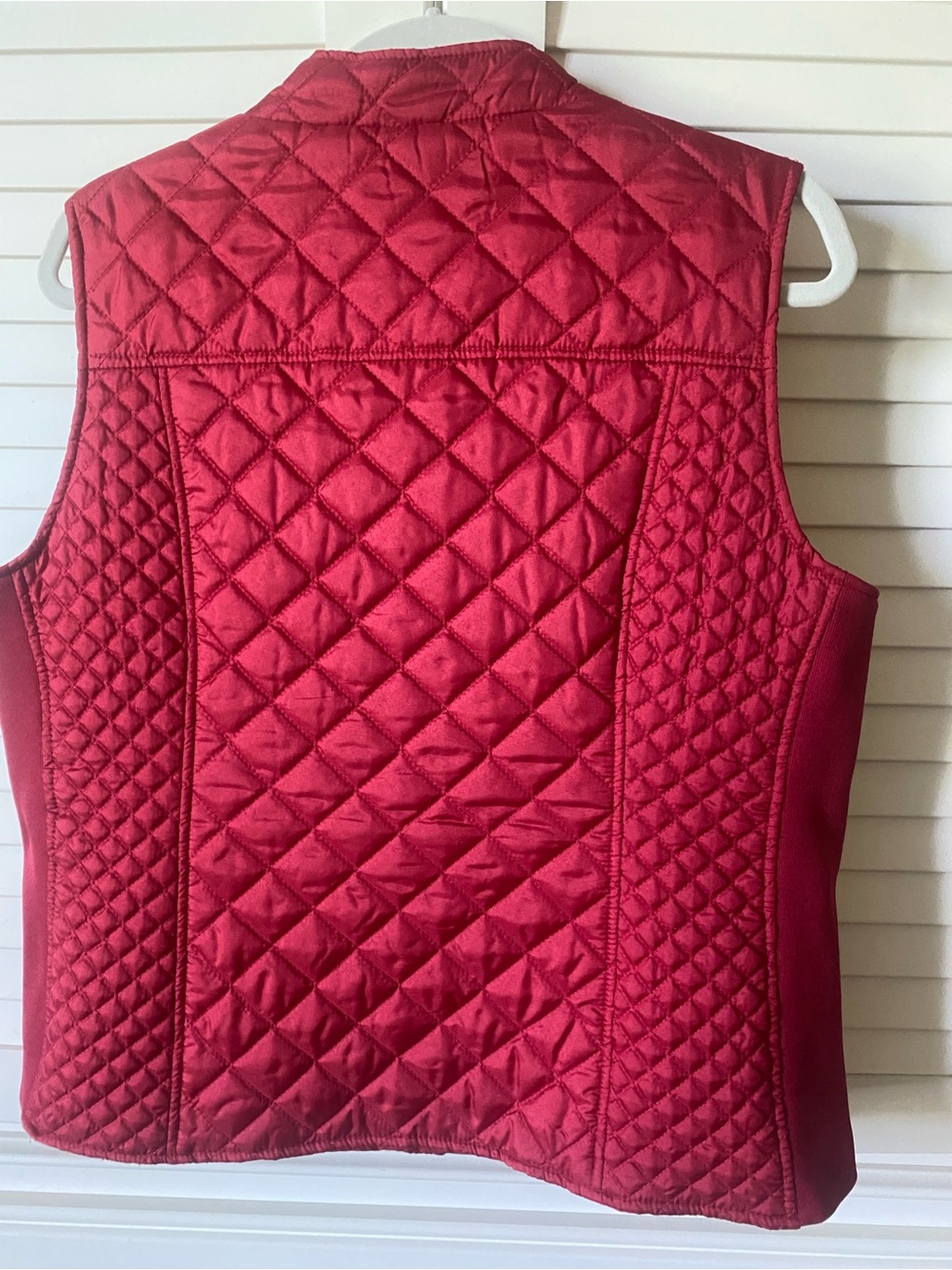 new directions Quilted Red Snap-Front Vest - Picture 4 of 8